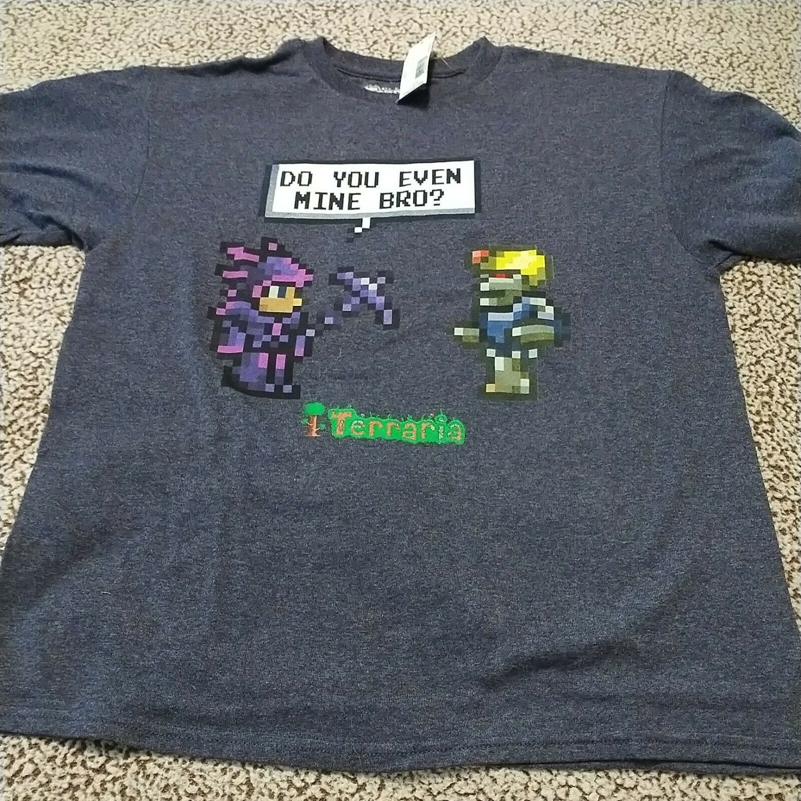 NWT Terraria Minecraft Kids T Shirt Size L (14-16)