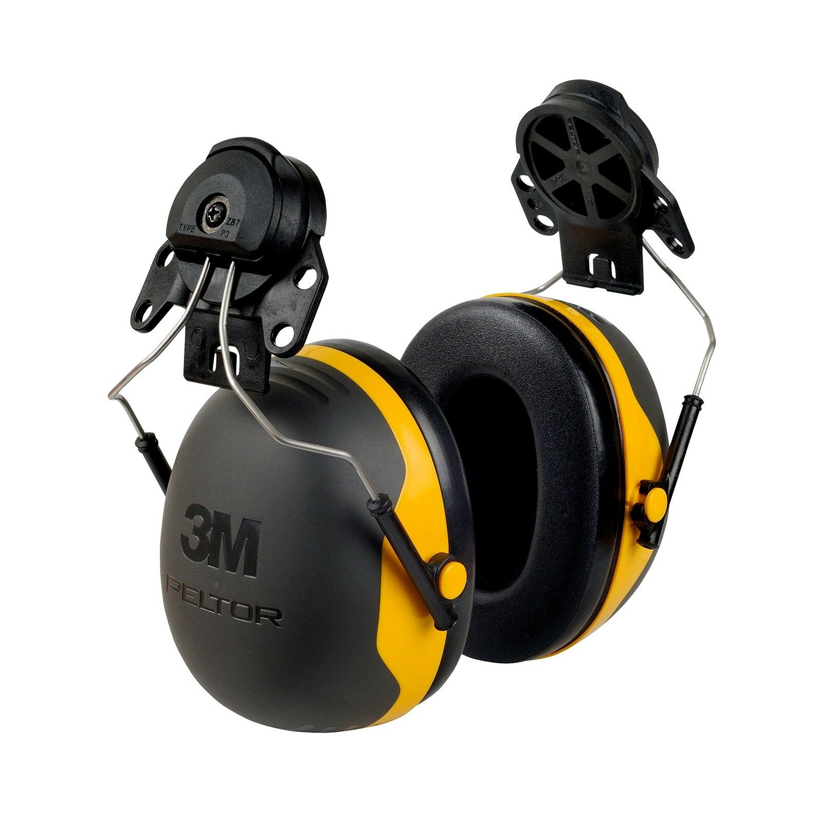 3m Peltor Ear Muffs Earmuff Headphones Hearing Protection Cap Mount Hard Hat Fit