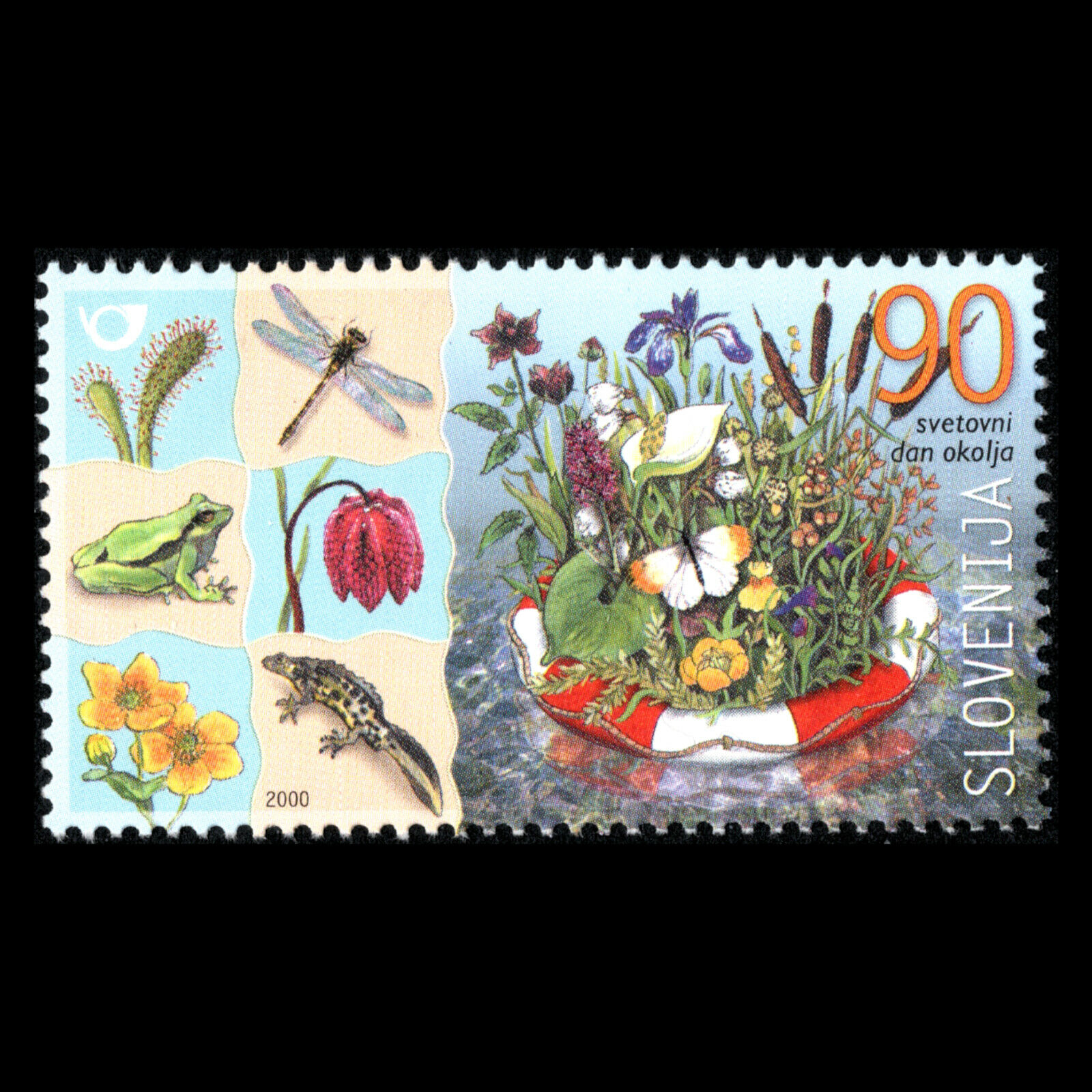 Slovenia 2000 - World Environment Day Flowers Plants Art - Sc 423 Mnh