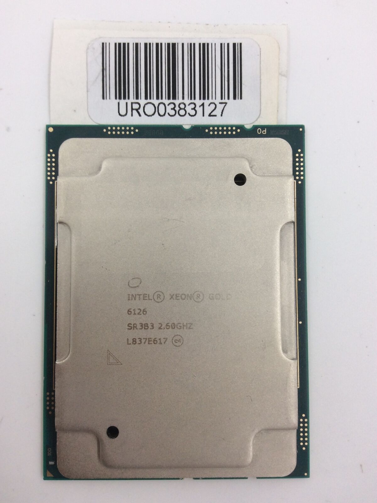 Intel Xeon Gold 6126 SR3B3 12-Core 2.60GHz 10.40GT/s UPI 19.25MB LGA3647 U383127