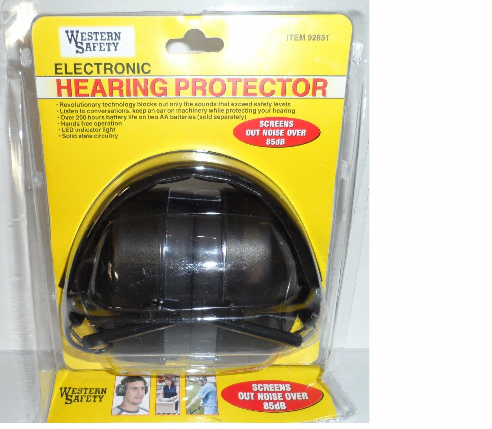 NEW! Electronic Hearing Ear Muffs Firearm Safety Noise Cancelling Headphones