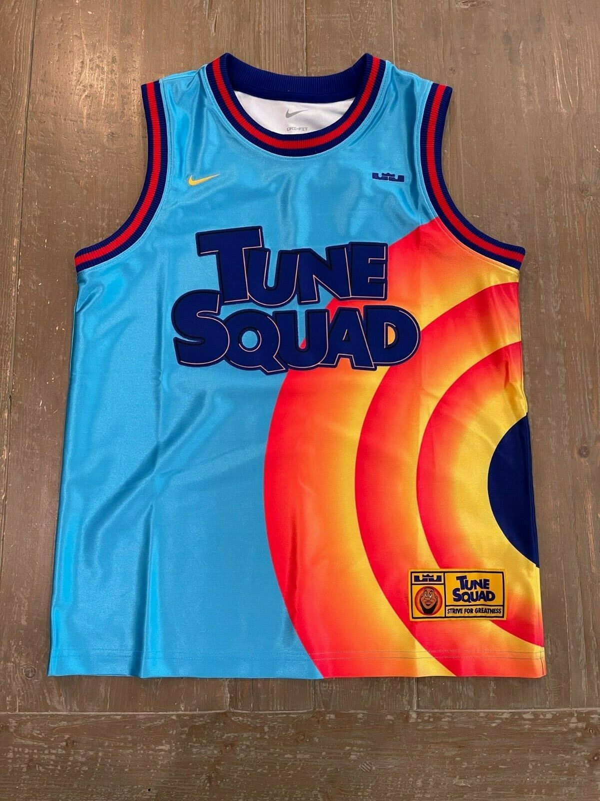 Nwt Nike Dri-fit Space Jam Tune Squad Basketball Jersey Youth Xl