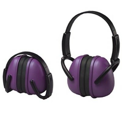 Purple Ear Muffs Hearing Protection Folding & Adjustable Work//hunting/shooting