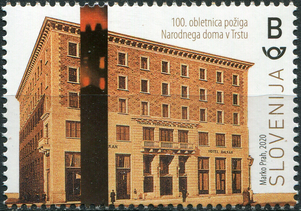 Slovenia 2020. Burning Of The People's House (mnh Og) Stamp