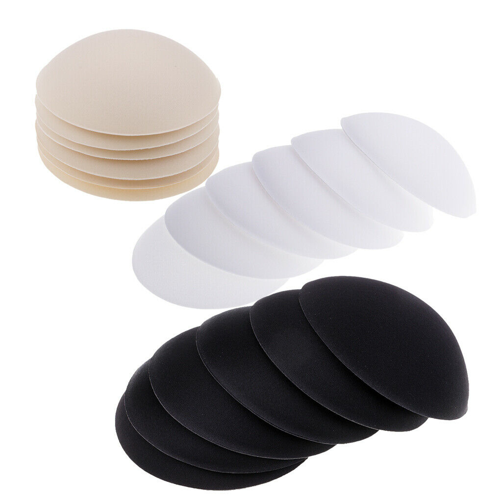 9 Pairs Foam Round Push -up Bra Pads Insert For Bikini Swimsuit Swimwear