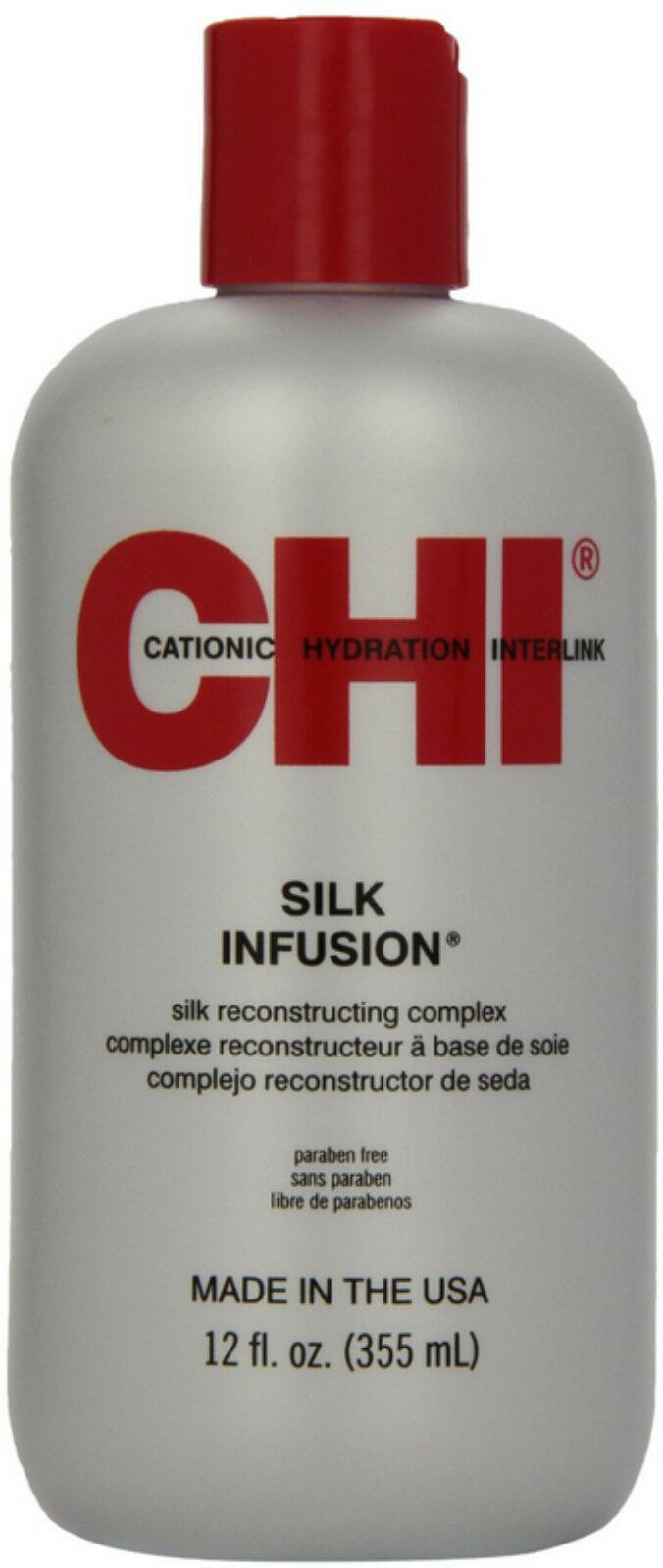 Chi Silk Infusion Silk Reconstructive Complex 12 Oz - Made In The Usa Fresh New