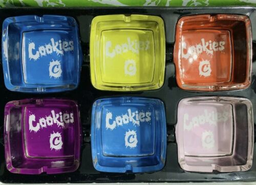 Cookies Ashtray Cube Shape Design - 6 Pack