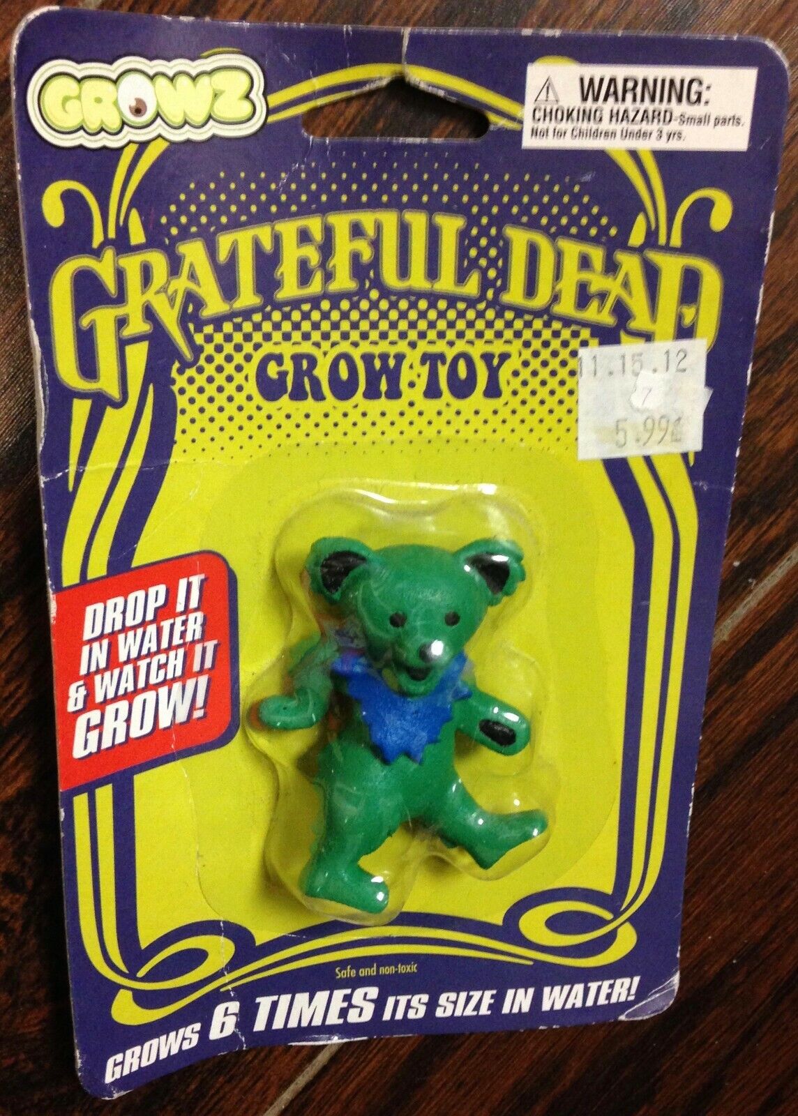 Grow Thing Grateful Dead Dancing Bears Green Watch It Grow Rock Dead Head Rare