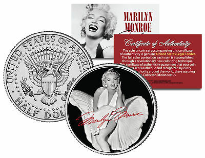 Marilyn Monroe "happy Birthday" Jfk Kennedy Half Dollar Us Coin *licensed*