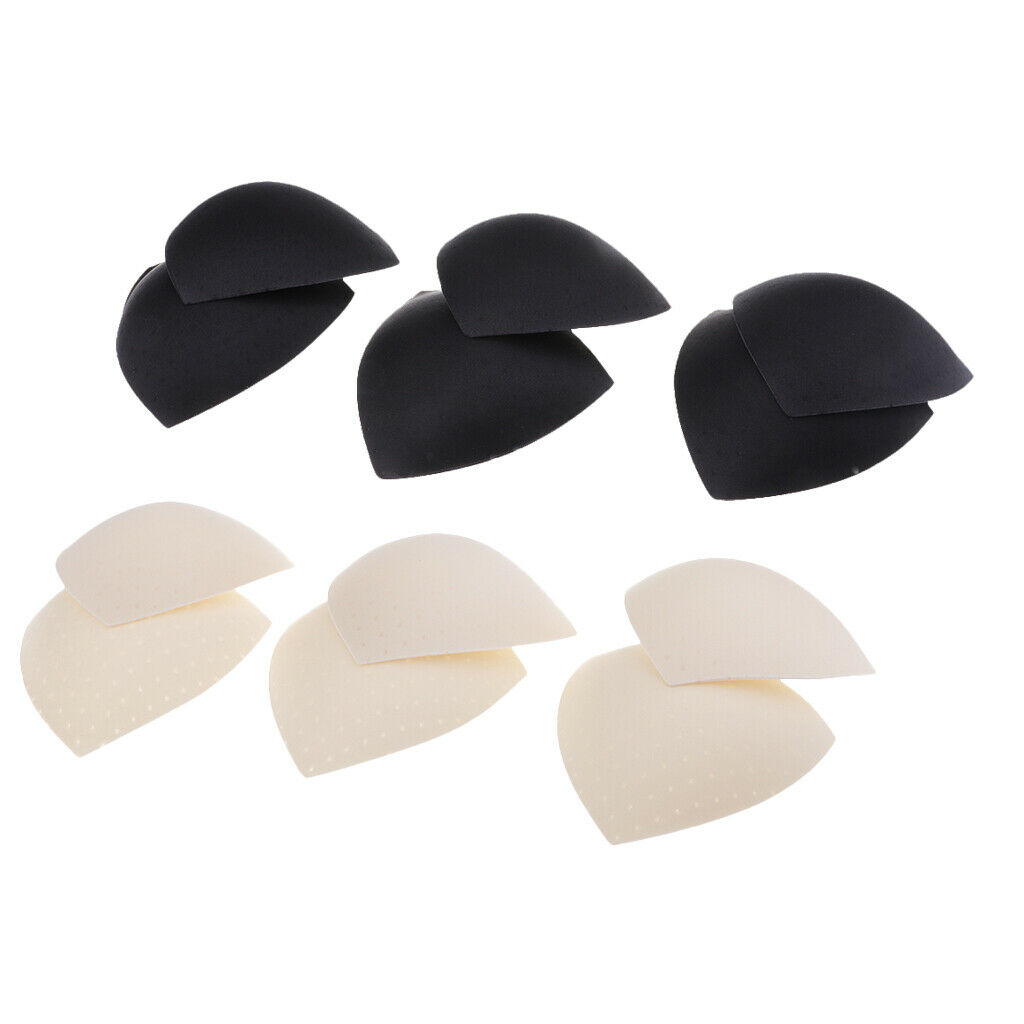 6 Pairs Of Triangular Replacement Bra Pads For