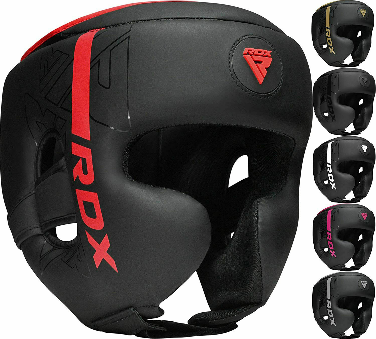 RDX Head Guard Boxing MMA Training Adjustable Headgear Martial Arts Protection
