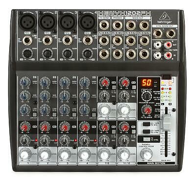 Behringer Xenyx 1202FX Mixer with Effects