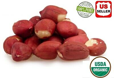 All Natural Grown Organically Raw Red Skin Peanuts Red Skin,USA Product 8oz-10lb