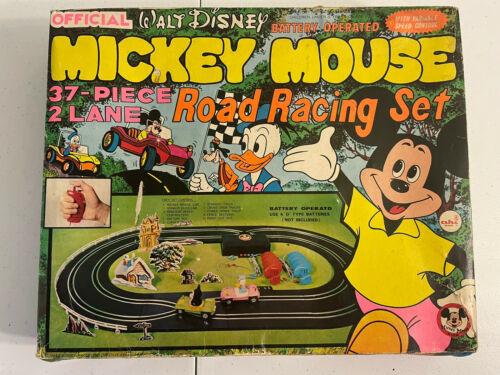 Mickey Mouse Slot Car Set