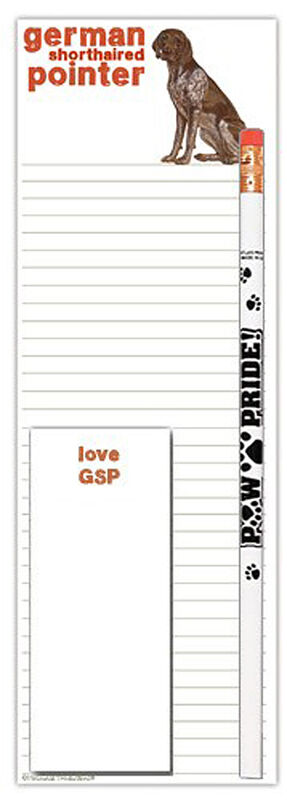 German Shorthaired Pointer Notepad & Pencil Gift Set